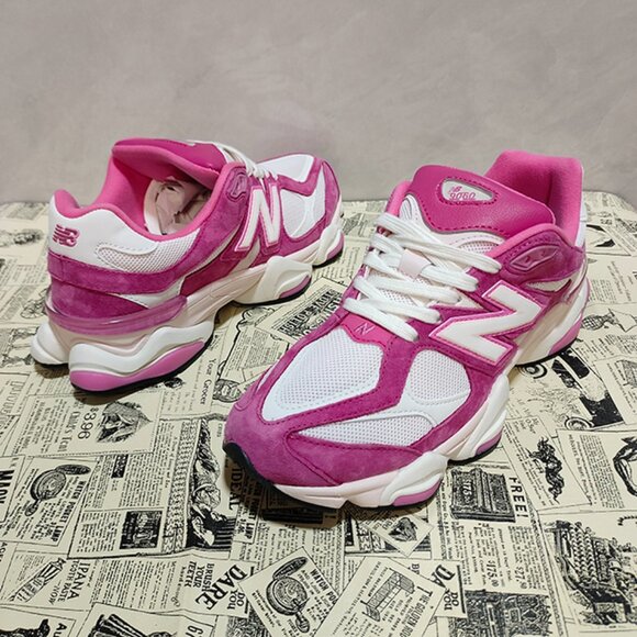 Size 7.5 New Balance 9060 Pink - Picture 4 of 6